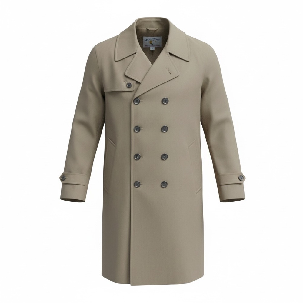 🧥 Men’s Vintage Weathertopper Trench Coat | Botany 500 | Gray | 40L
